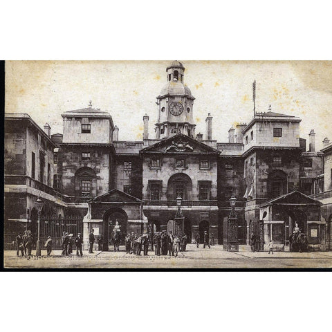 London Stereoscopic Company 'Lesco' Series Postcard 'London. The Horse Guards. Whitehall'