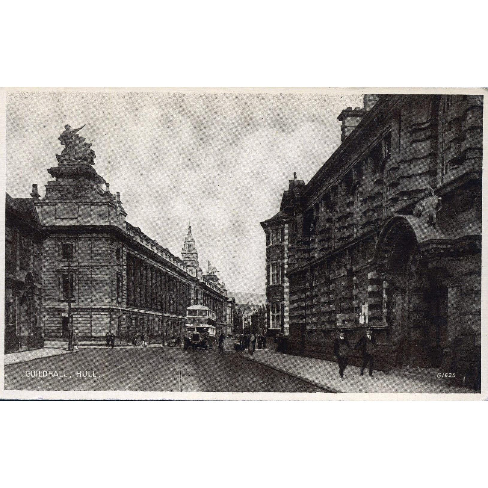 Postcard 'Guildhall, Hull'