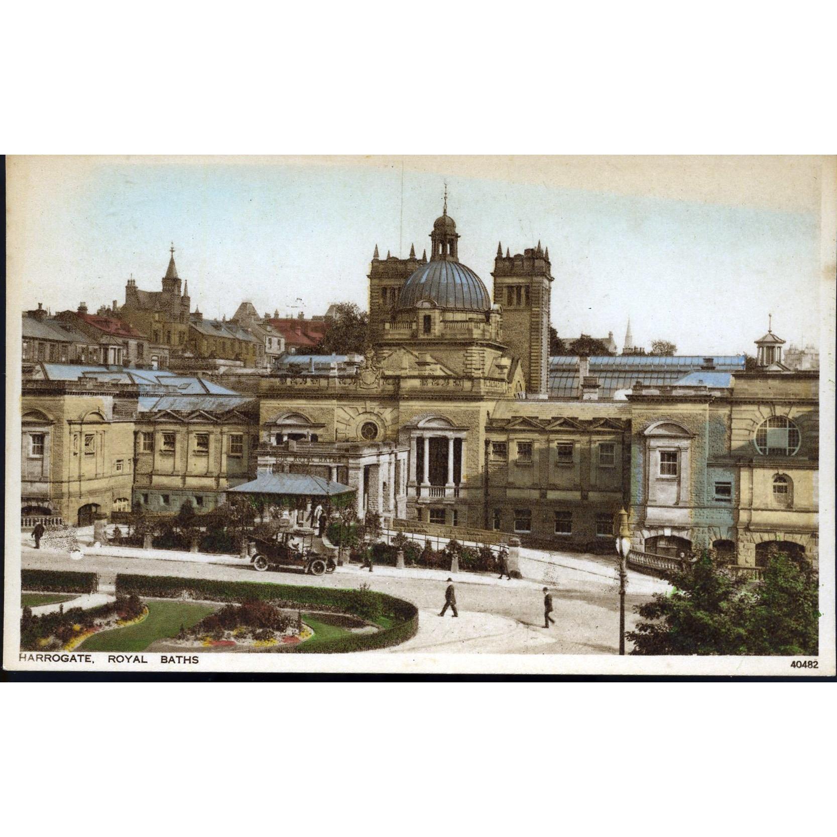 Photochrom Co. Postcard 'Harrogate, Royal Baths'