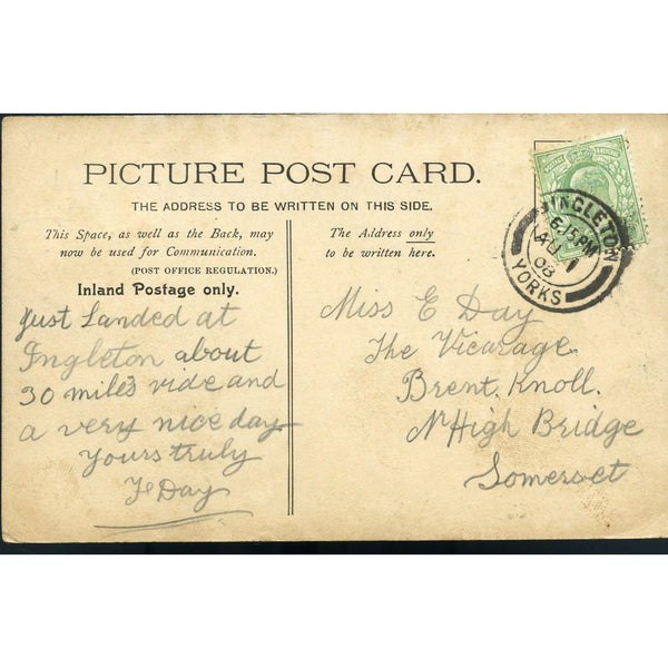 Postcard 'Ingleborough from Chapel-le-dale'