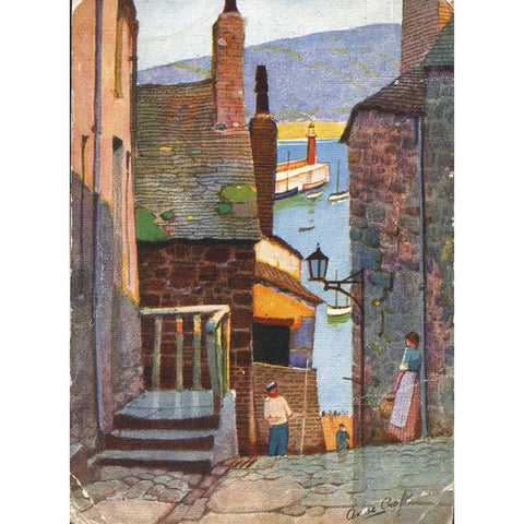 Vivian Mansall Postcard 'Bethesda Hill, St. Ives'