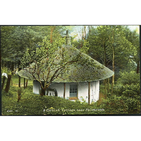 Hartmann Colour Postcard 'A Cornish Cottage near Falmouth'