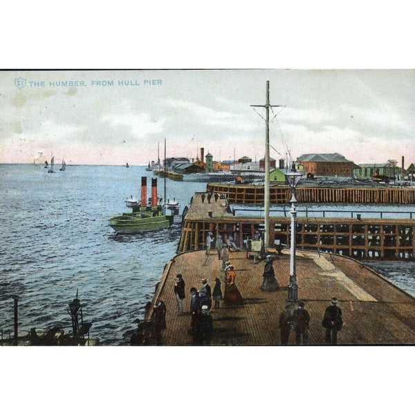 Reliable Series Postcard 'The Humber, from Hull Pier'