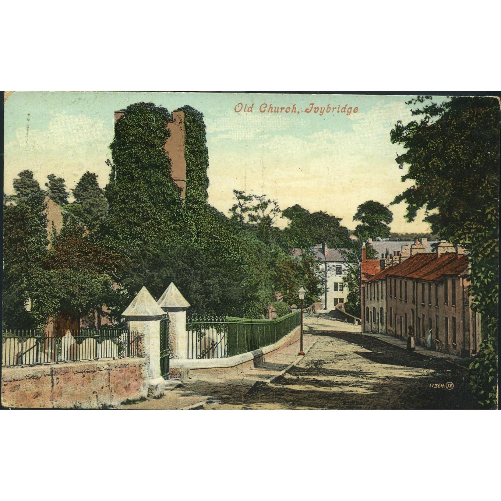 Valentine's Series Postcard Old Church, Ivybridge'