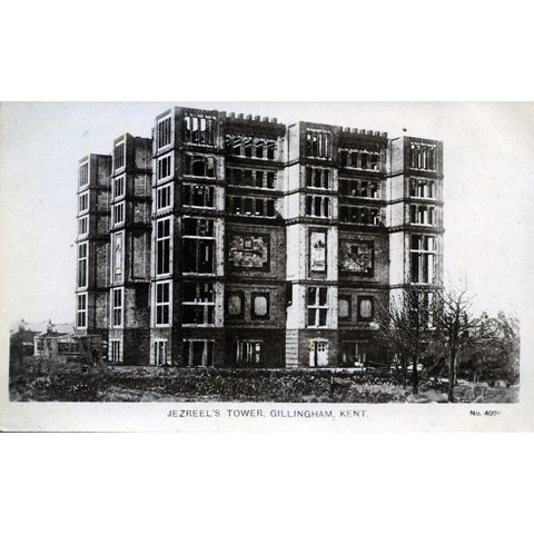 Real Photograph Postcard 'Jezreel's Tower, Gillingham, Kent'