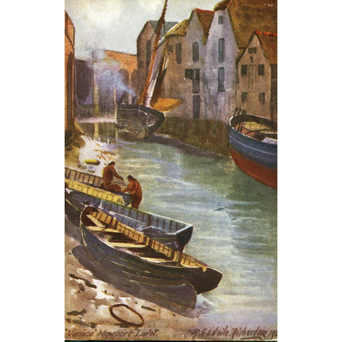 Tuck's 'Aquarette' Postcard '"Venice", Newport, I.O.W.'