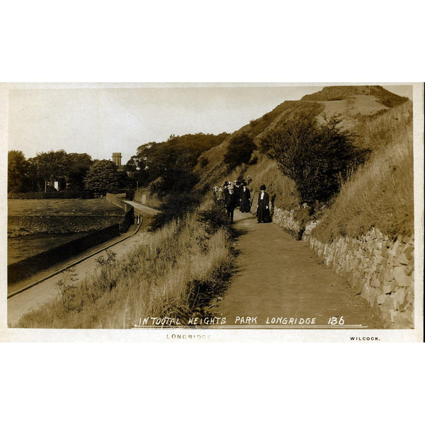 Real Photograph Postcard 'In Tootal Heights Park, Longridge'