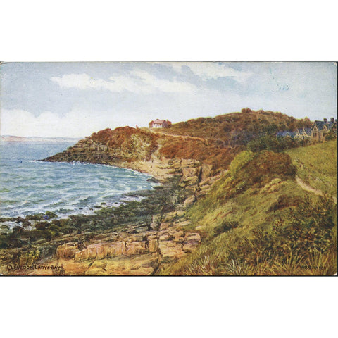 Salmon Series A. R. Quinton Postcard 'Clevedon, Lady's Bay