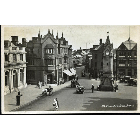 G.P. Abraham Real Photograph Postcard 'Devonshire Street, Penrith'