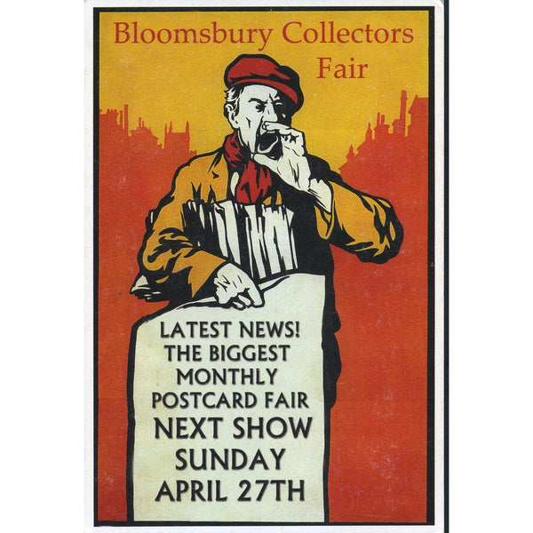 Bloomsbury Collectors Fair 2008 Postcard