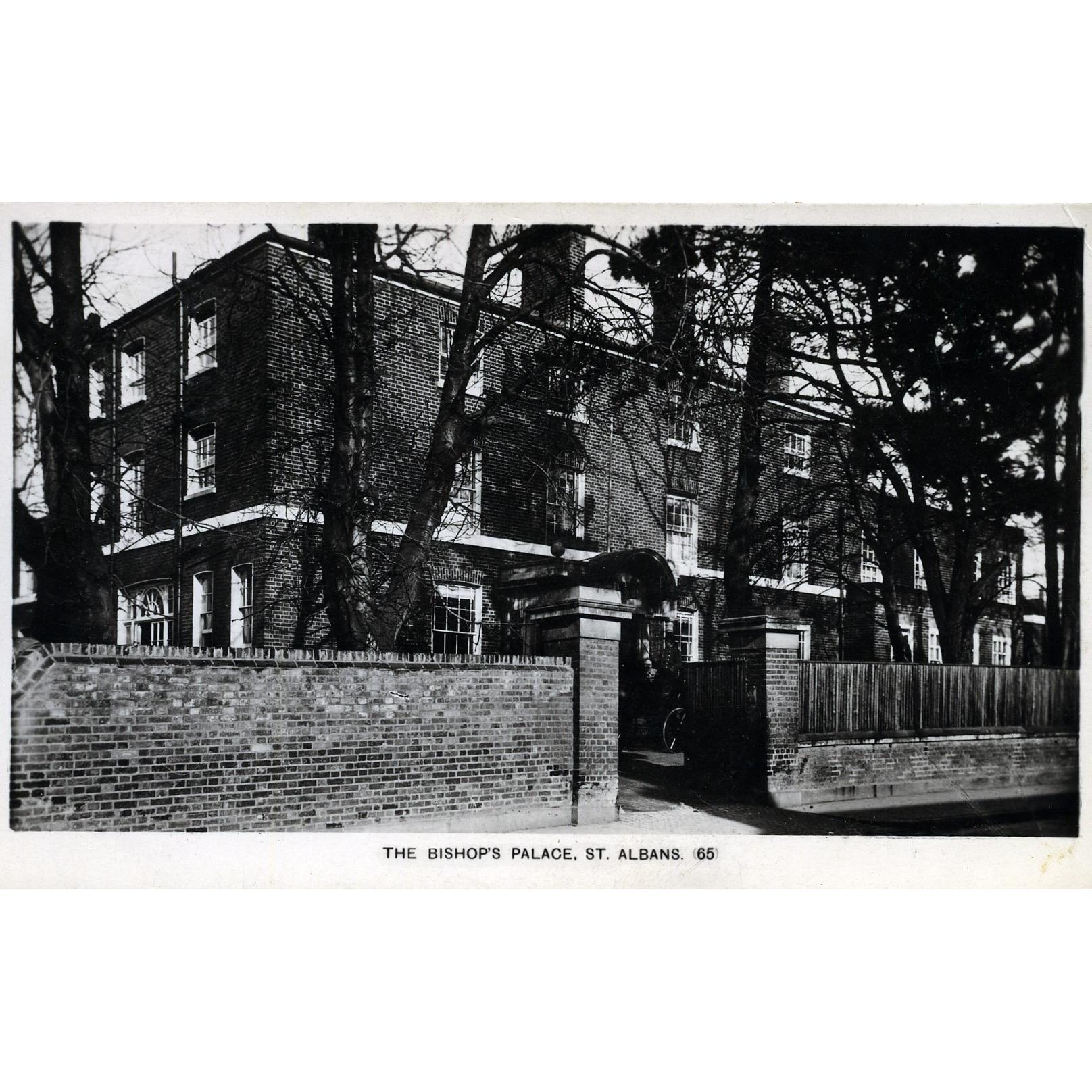 Kingsway Series Real Photograph Postcard 'The Bishop's Palace, St. Albans'