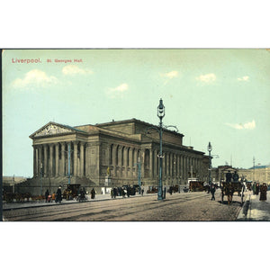 Morris & Co. Postcard 'Liverpool. St. Georges Hall'