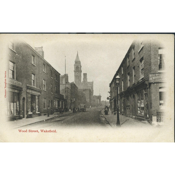 Vignette Postcard 'Wood Street, Wakefield'