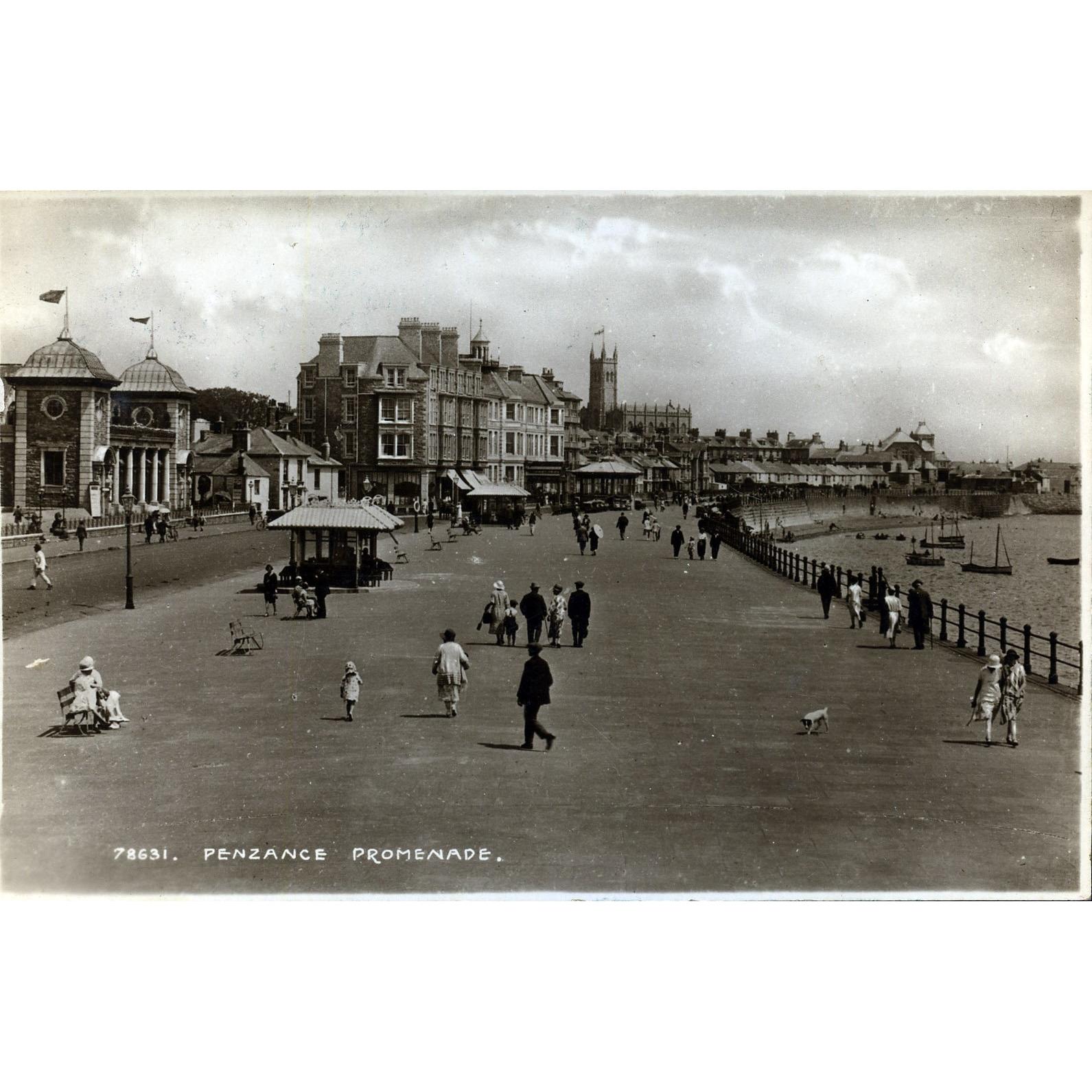 Frith's Real Photo Series Postcard 'Penzance Promenade'