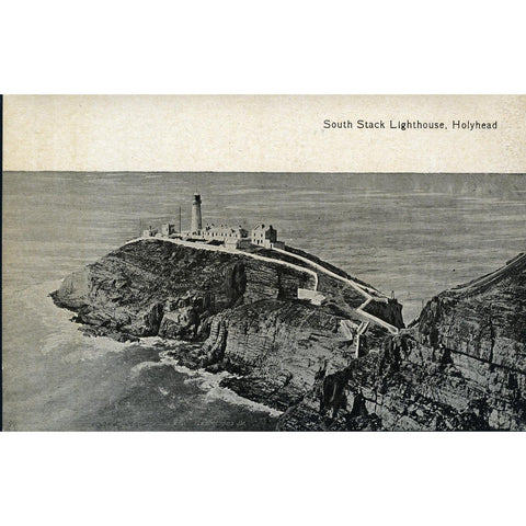 Valentine's Series Postcard 'South Stack Lighthouse, Holyhead'