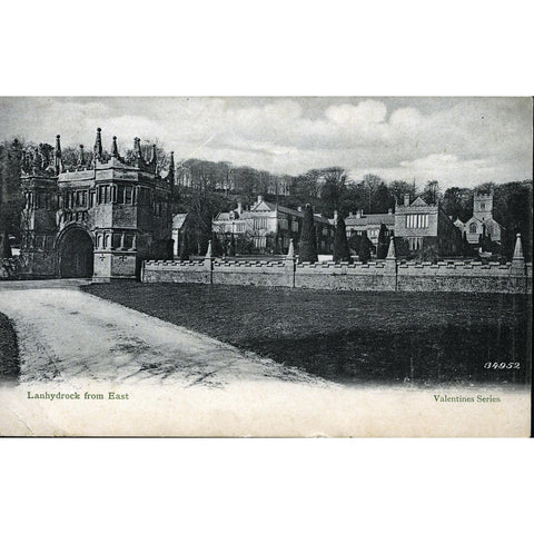 Valentine Series Postcard 'Lanhydrock from the East'