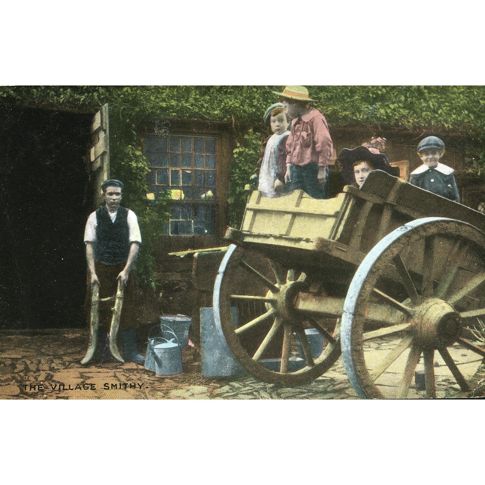 National Series Postcard 'The Village Smithy'