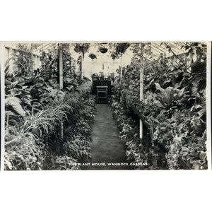 Real Photograph Postcard 'The Plant House, Wannock Gardens'