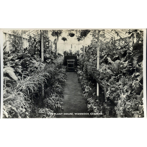 Real Photograph Postcard 'The Plant House, Wannock Gardens'