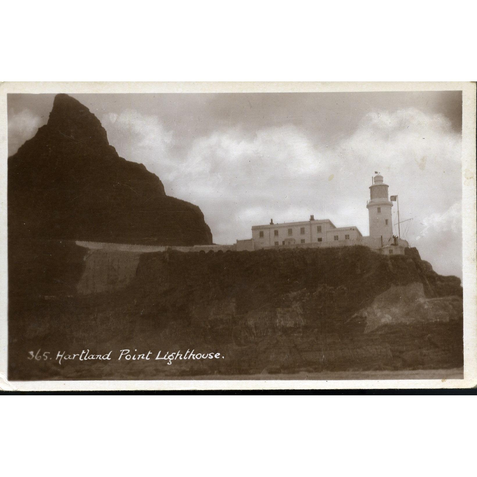 Real Photograph Postcard 'Hartland Point Lighthouse'