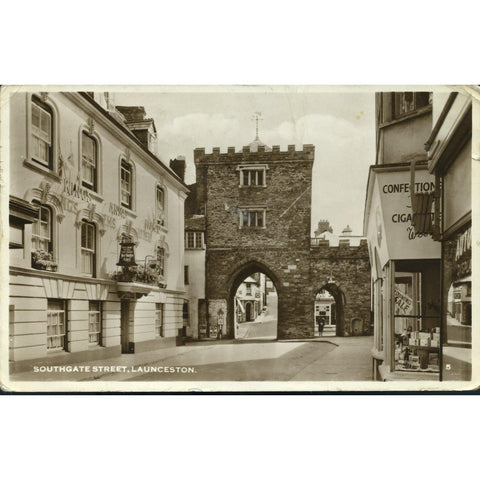 Real Photograph Postcard 'Southgate Street, Launceston'