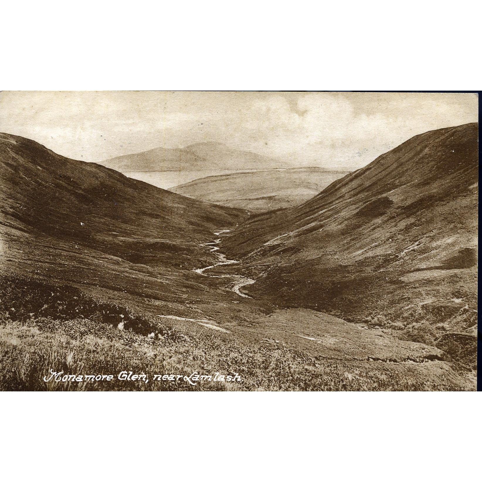 Postcard 'Monamore Glen, near Lamlash'