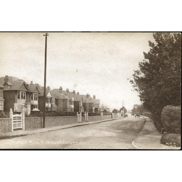 Postcard 'Church Road, Southbourne'