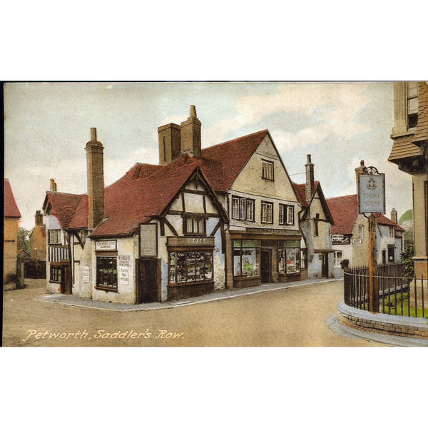 Frith's Series Colour Postcard 'Petworth, Saddler's Row'