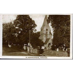 Real Photograph Postcard 'St. Bartholomews, Burwash'