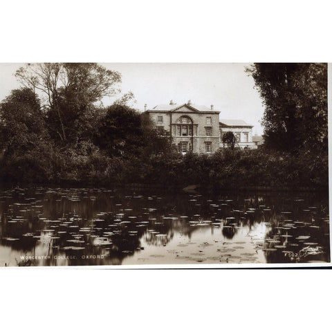 Walter Scott Real Photograph Postcard 'Worcester College Oxford'