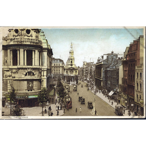 Photochrom Co. Postcard 'London, The Strand'