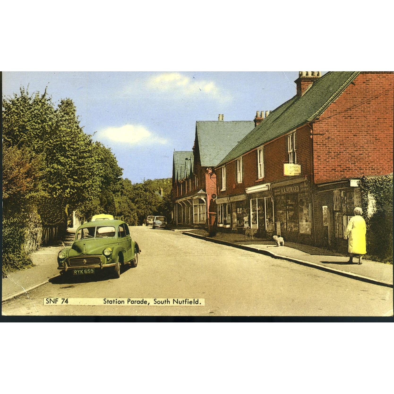 Frith Postcard 'Station Parade, South Nuffield'