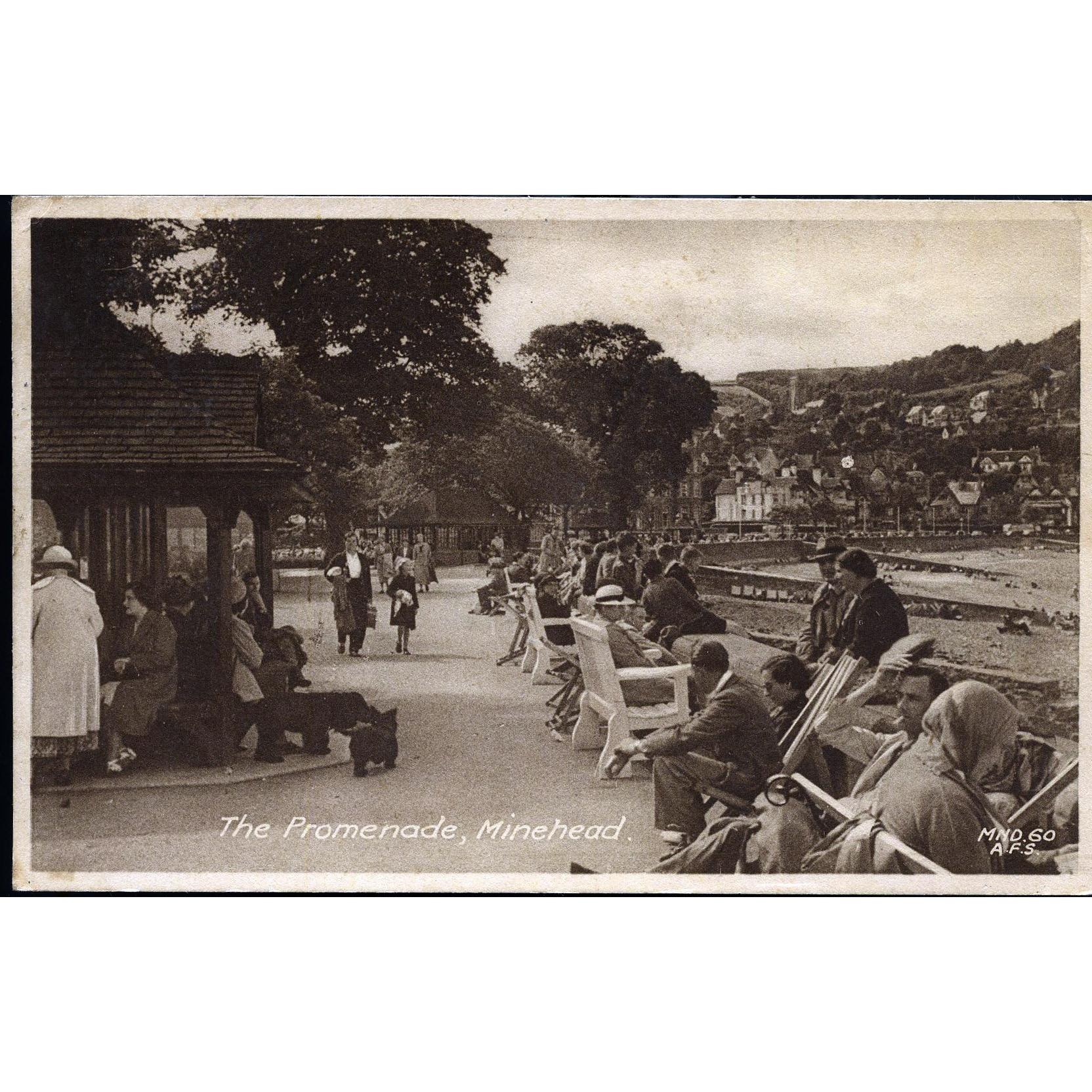 Frith's Series Postcard 'The Promenade, Minehead'