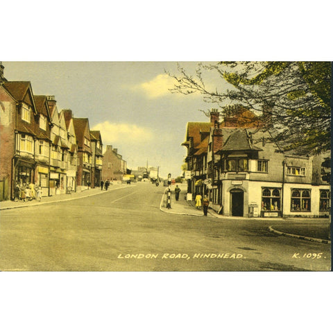 Valentine's 'Collo Colour' Postcard 'London Road, Hindhead'