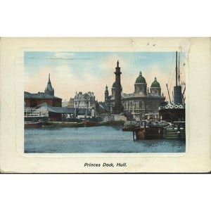 Taylor's 'Orthochrome' Series Postcard 'Princes Dock, Hull'