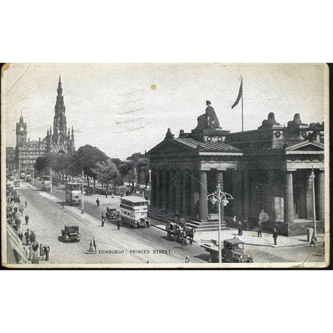 Valentine's 'Bromotype' Series Postcard 'Edinburgh: Princes Street'