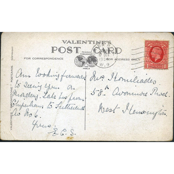 Valentine's 'Bromotype' Series Postcard 'Edinburgh: Princes Street'