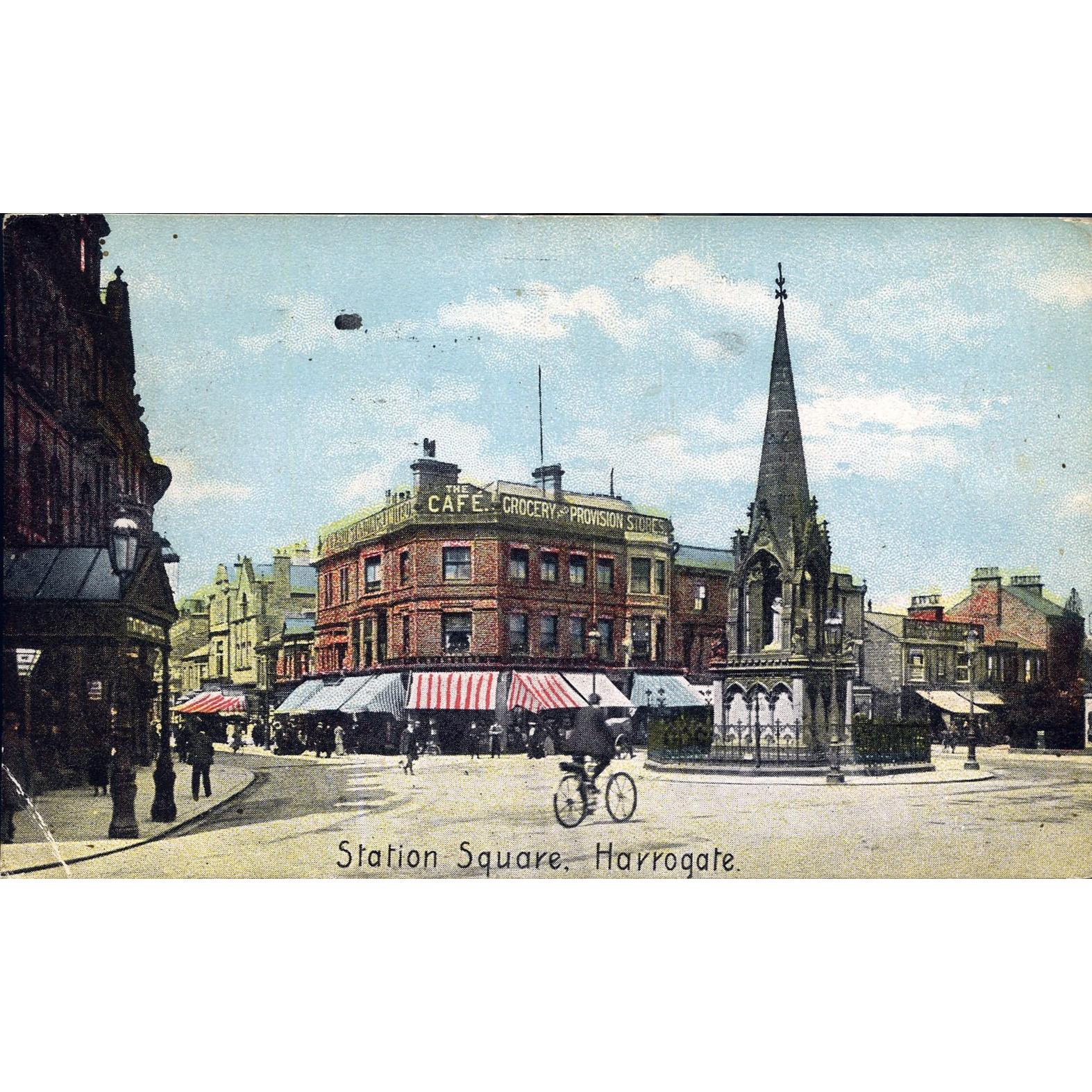 Shurey's Publications Gift Postcard 'Station Square Harrogate'