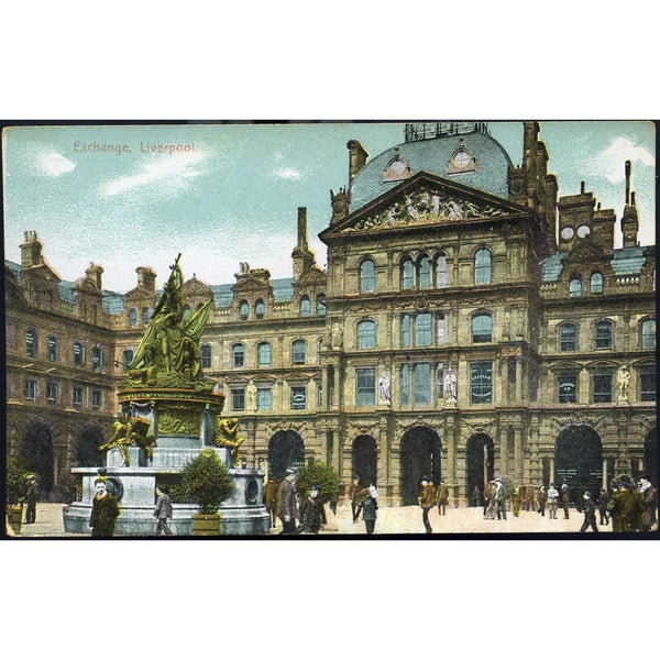 Postcard 'Exchange, Liverpool'