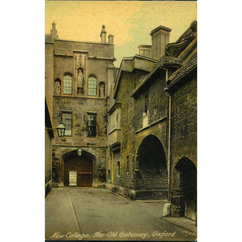 Knight Collection Postcard 'New College, The Old Gateway, Oxford'