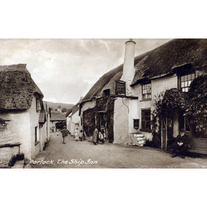 Frith's Series Postcard 'Porlock, The Ship Inn'