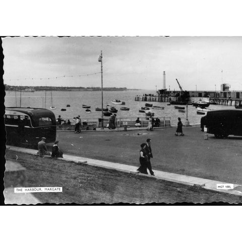 Tuck's Real Photograph Postcard 'The Harbour Margate'