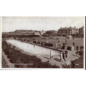 Valentine's 'Phototype' Postcard 'Kiddies Paddling Pool, Fleetwood'