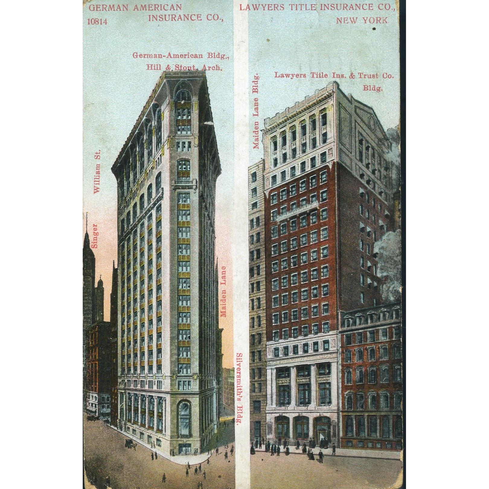 Bosselman & Co. Postcard 'German American Insurance Co. Building'