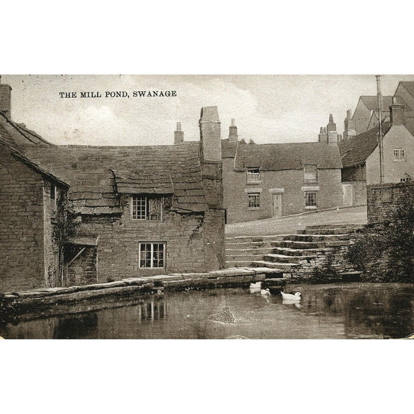 Postcard 'The Mill Pond, Swanage'