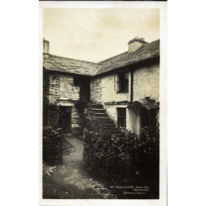 Abraham Series Real Photograph Postcard 'Wordsworth's Lodgings, Hawkshead'