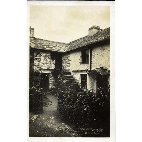 Abraham Series Real Photograph Postcard 'Wordsworth's Lodgings, Hawkshead'