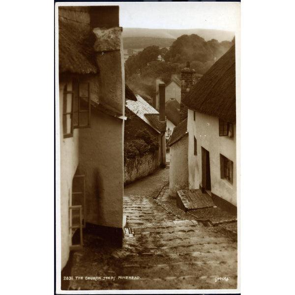 Judges Ltd. Postcard 'The Church Steps, Minehead'