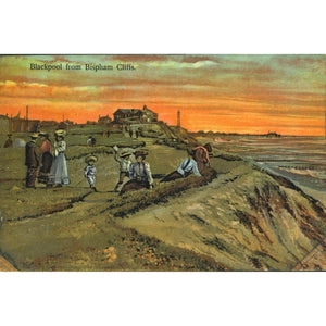 Coronation Series Postcard 'Blackpool from Bispham Cliffs'