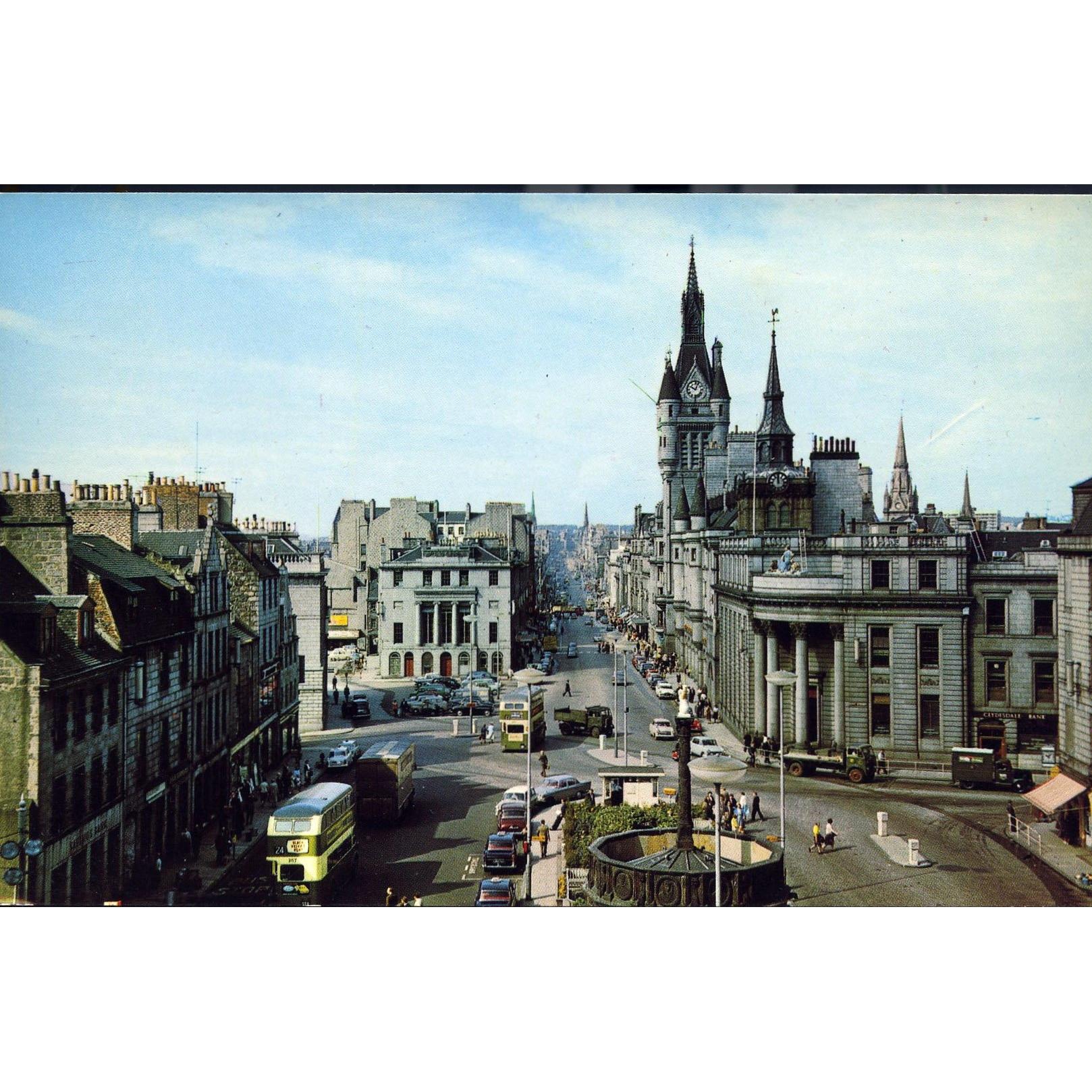 Colour Postcard 'Union Street, Aberdeen'